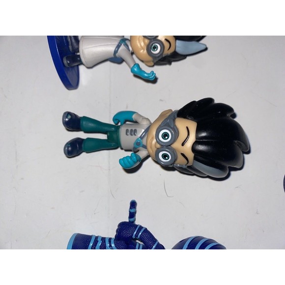 PJ Masks Catboy Owlette Gekko Figure Toy Lot Vehicles Night Ninja Owlet - Picture 4 of 16